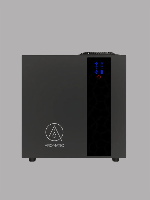 ECLIPSE is a high-capacity HVAC scent diffuser with smart scheduling, ultra-fine cold-air nebulization and industrial-grade performance for large spaces.